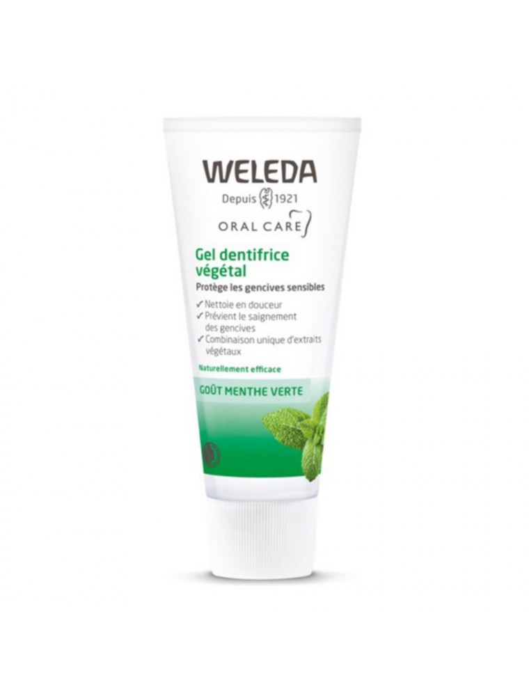 Image principale de la modale pour Gel Dentifrice Végétal - Protection des gencives sensibles 75 ml - Weleda