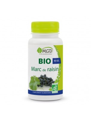 Image de Marc de Raisin 250mg Bio - Minceur 90 gélules - MGD Nature depuis PrestaBlog