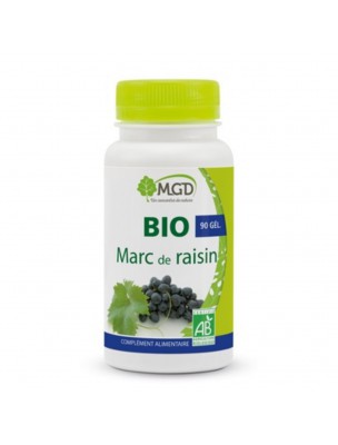 Image de Marc de Raisin 250mg Bio - Minceur 90 gélules - MGD Nature via Ail des Ours 250mg Bio - Circulation - MGD Nature