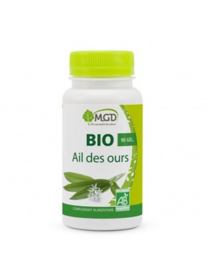 Image de Ail des Ours 250mg Bio - Circulation 90 gélules - MGD Nature via Huile de Germe de Blé - 100 capsules - MGD Nature