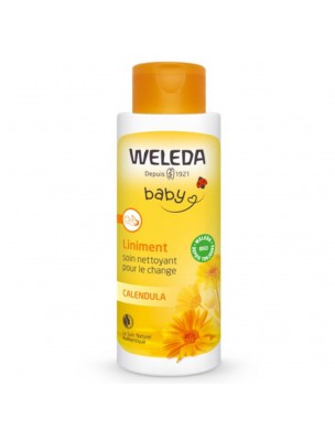 Image de Liniment - Nettoyant au Calendula 400 ml - Weleda depuis Produits de phytothérapie et d'herboristerie pour prendre soin de votre corps - Vente en ligne