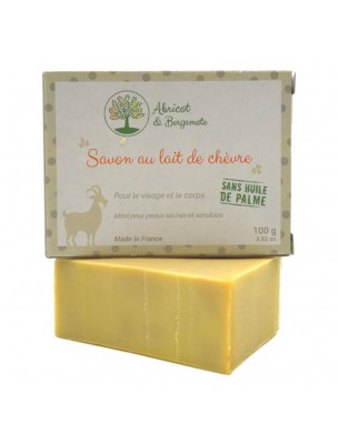 Image de Organic Goat's Milk Soap - Face and Body - Apricot and Bergamot depuis Order the products Eco-Conseils at the herbalist's shop Louis