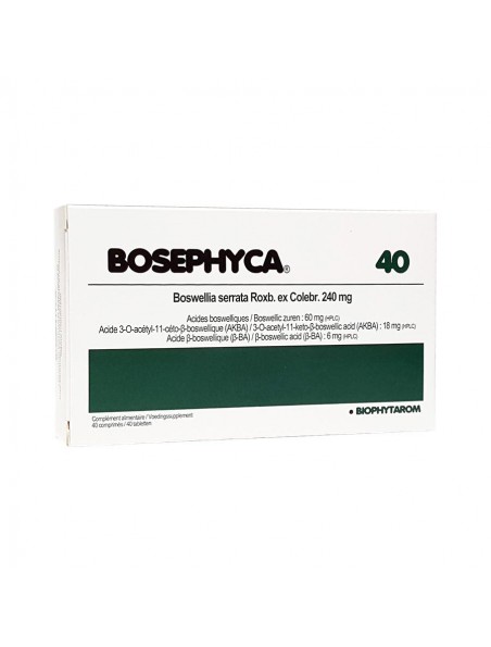 Image principale de BosePhyca - Boswellia serrata 240 mg 40 comprimés - Biophytarom