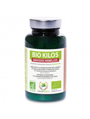 Image de Bio Kilos - Graisses Rebelles 90 comprimés - Sciencequilibre depuis Résultats de recherche pour "Gomme Guar Bio "