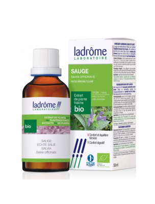 Image de Sauge Bio - Ménopause Teinture-mère de Salvia officinalis 50 ml - Ladrôme depuis ▷▷ Teintures mères de plantes commençant par la lettre S