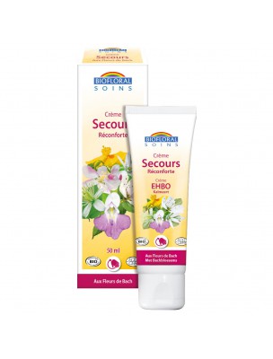 Image de Organic Rescue Cream - Flower Cream Bach 50 ml - Biofloral depuis The flowers of Bach flowers combine for a more peaceful night
