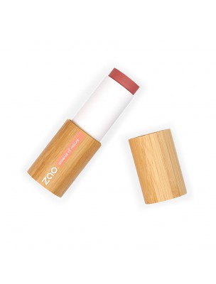 Image de Blush Stick Bio - Rose Coquelicot 842 10 grammes - Zao Make-up depuis Blushs et enlumineurs BIO et leurs recharges