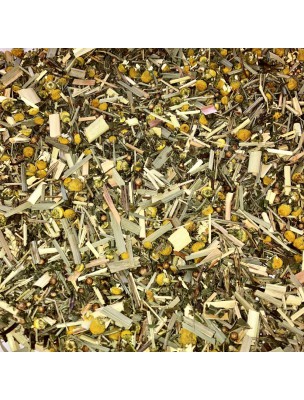 Image de Tisane Sérénité N°1 Relaxation - Mélange de Plantes - 100 grammes via Achetez Soleo Jaune - Diffuseur d'huiles essentielles Sans Fil - Pranarôm