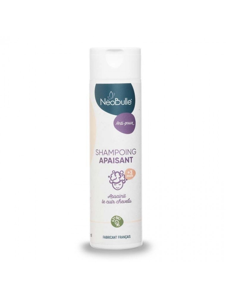 Image principale de la modale pour Shampooing Anti-Poux Bio - Shampoing Apaisant 200 ml - Néobulle