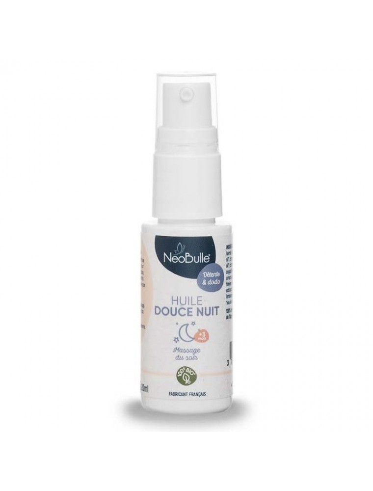 Image principale de la modale pour Huile Douce Nuit Bio - Massage du soir 20 ml - Néobulle