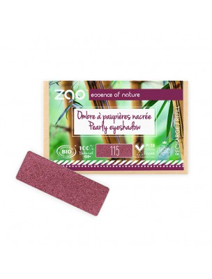 Image de Recharge Ombre à paupières nacrée Rectangle Bio - Rubis 115 1,3 grammes - Zao Make-up depuis Ombres à paupières et fixateurs naturels | Achetez en ligne | Maquillage naturel