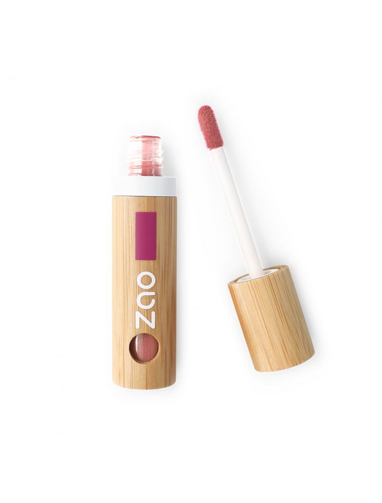 Image principale de la modale pour Encre à lèvres Bio - Rose Corail 444 3,8 ml - Zao Make-up