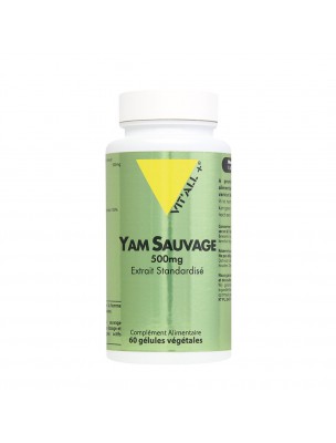 Image de Yam sauvage 500mg - Ménopause 30 gélules végétales - Vit'all+ via Framboisier Bourgeon Bio - Troubles Féminins - Vit'all+