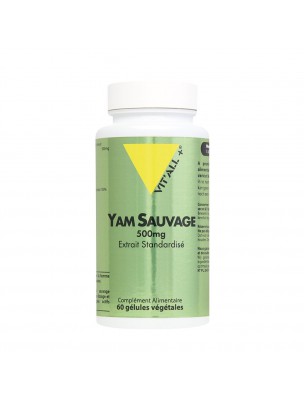 Image de Yam sauvage 500mg - Ménopause 60 gélules végétales - Vit'all+ depuis Commandez les produits Vit'All + à l'herboristerie Louis