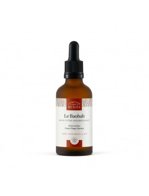 Image de Baobab Bio - Huile Extra-Nourrissante 50 ml - Comptoir des Huiles via Figue de Barbarie Bio - Huile Anti-âge Comptoir des Huiles