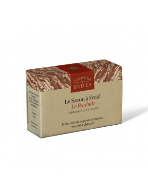 Image de Savon à Froid Baobab Bio - Nourrissant et Adoucissant 100g - Comptoir des Huiles depuis Achetez les produits Comptoir des Huiles à l'herboristerie Louis