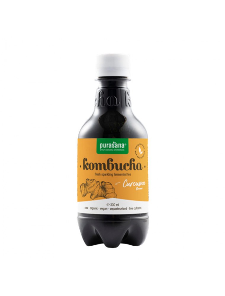 Image principale de la modale pour Kombucha Curcuma Bio - Détox 330 ml - Purasana