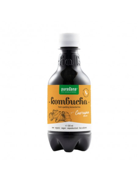 Image principale de Kombucha Curcuma Bio - Détox 330 ml - Purasana