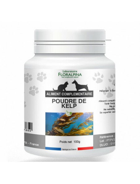 Image principale de Poudre de Kelp - Immunité Chiens et Chats 100g - Floralpina