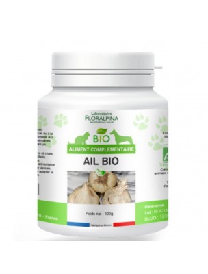 Image de Ail Bio - Digestion des Chiens et Chats 100g - Floralpina via Complexe Drainage - Chiens et Chats 100g