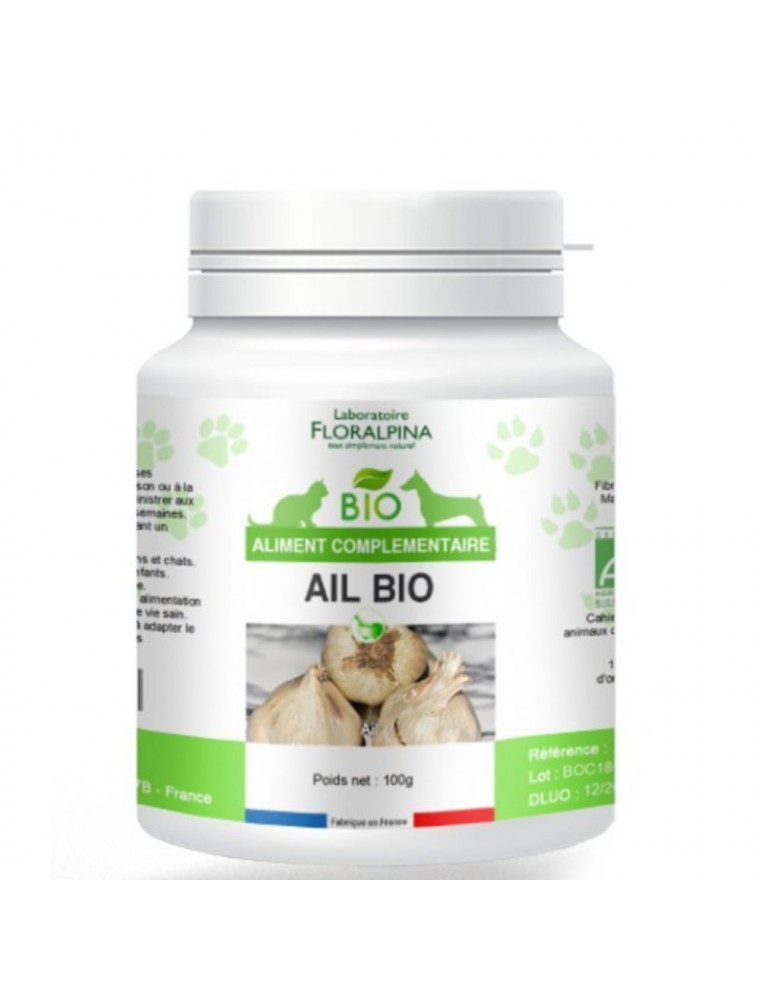 Image principale de la modale pour Ail Bio - Digestion des Chiens et Chats 100g - Floralpina