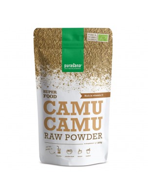 Image de Camu camu en poudre Bio - Vitamine C et Phytonutriments SuperFoods 100g - Purasana depuis Super-Foods: Produits de phytothérapie et d'herboristerie en ligne