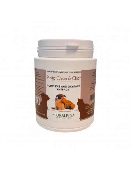 Achetez Complexe Anti-oxydant - Anti-âge Chiens et Chats 100g - Floralpina à l'herboristerie Louis Image principale de Complexe Anti-oxydant - Anti-âge Chiens et Chats 100g - Floralpina