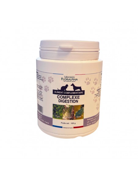 Achetez Complexe Digestion - Digestion Chiens et Chats 100g - Floralpina à l'herboristerie Louis Image principale de Complexe Digestion - Digestion Chiens et Chats 100g - Floralpina