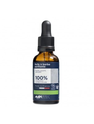 Image de Huile à Barbe Bio - Purifie, nourrit et assouplit 30ml - Manetik depuis Résultats de recherche pour "Neem Bio - Huil"