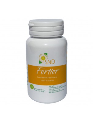 Image de Fortior - Tonus and Vitality 45 capsules - SND Nature depuis Order the products SND Nature at the herbalist's shop Louis