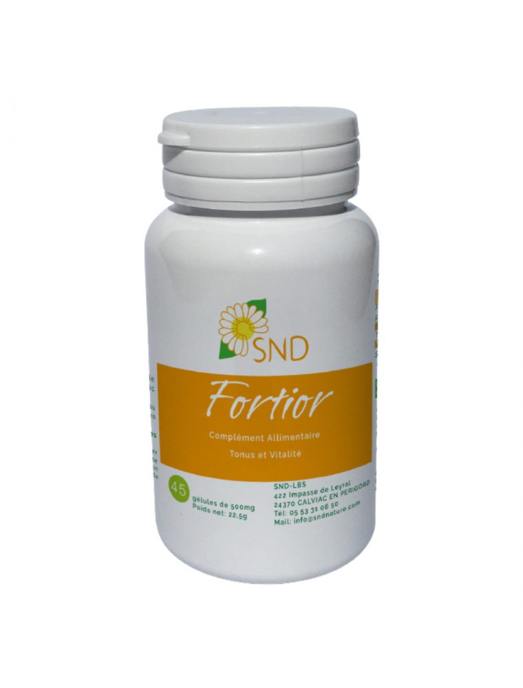 Fortior - Tonus et Vitalité 45 gélules - SND Nature