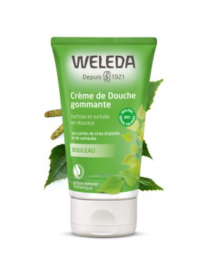 Image de Birch Scrub Shower Cream - Cleans and Exfoliates 150 ml - Weleda depuis Buy the products Weleda at the herbalist's shop Louis
