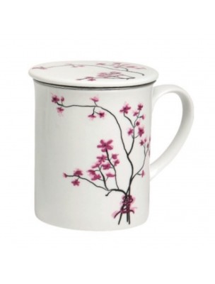 Image de Cherry Blossom 3 Piece Porcelain Herbal Tea Pot 300 ml depuis Different tea caddies for valuable aroma preservation