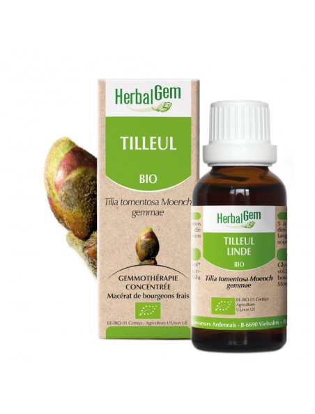 Tilleul bourgeon Bio - Système nerveux 30 ml - Herbalgem