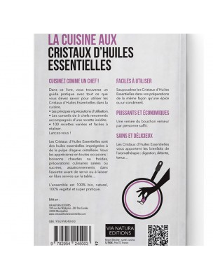 Image 61356 supplémentaire pour Livre "La cuisine aux cristaux d'huiles essentielles" - Plus de 100 recettes - Aromandise