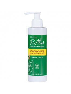 Image de Aloe arborescens Organic Shampoo - Dry Hair 200 ml - Puraloe depuis Organic shampoos without additives