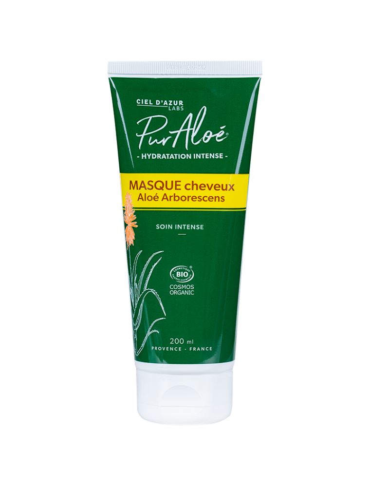 Image principale de la modale pour Masque Cheveux à l'Aloe arborescens Bio - Soin Intense 200 ml - Puraloe