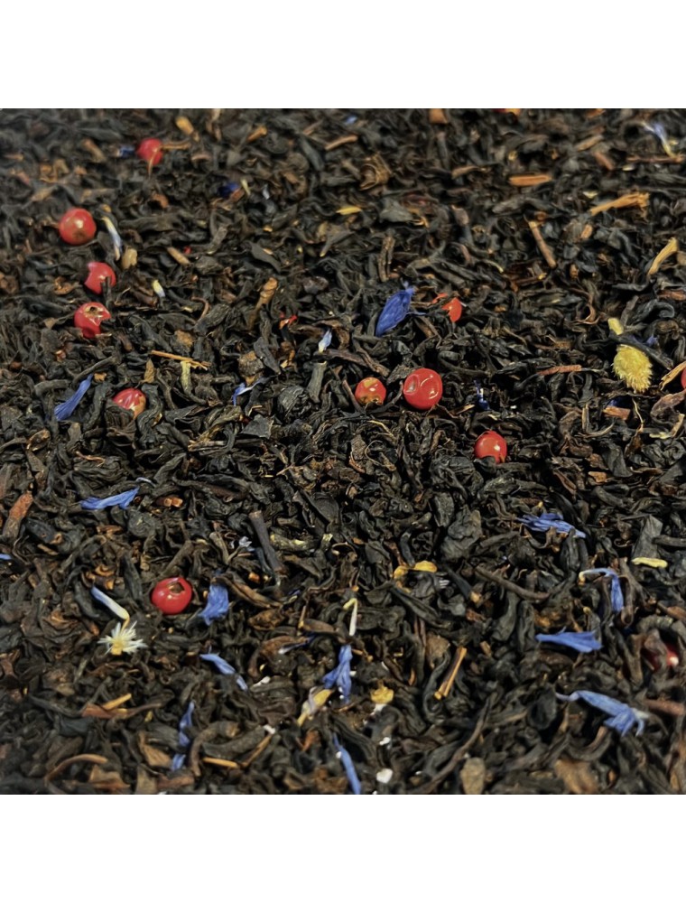 Image principale de la modale pour Thé Glacé aux Fruits rouges Bio - Thé Noir Parfumé d'Inde 100g