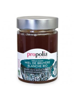 Image de Miel de Bruyère Blanche Bio - Miel Crémeux et Onctueux 400g - Propolia depuis Commandez les produits Propolia à l'herboristerie Louis