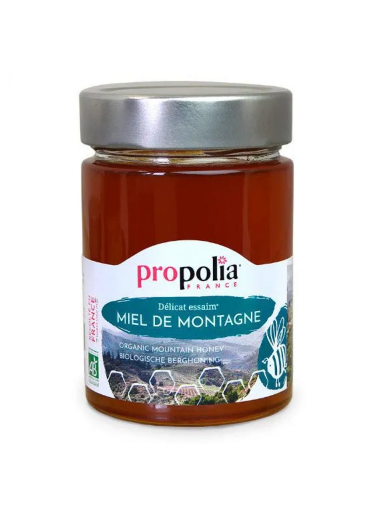 Image principale de la modale pour Miel de Montagne Bio - Miel Doux et Parfumé 400g - Propolia