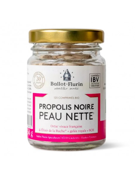 Image principale de Propolis Noire Bio - Peau Nette 120 comprimés - Ballot-Flurin