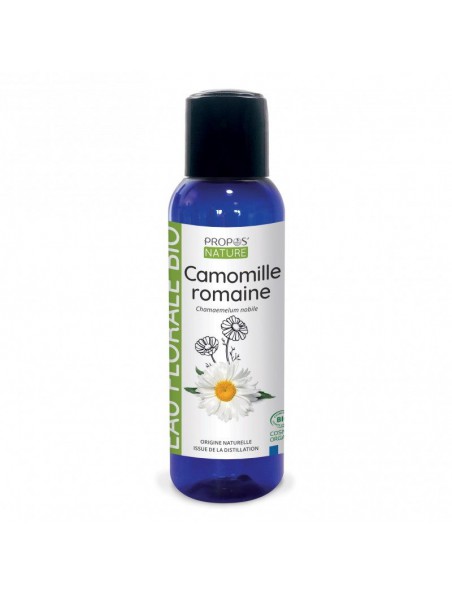 Achetez Camomille romaine Bio - Hydrolat de Anthemis nobilis 100 ml - Propos Nature à l'herboristerie Louis Image principale de Camomille romaine Bio - Hydrolat de Anthemis nobilis 100 ml - Propos Nature