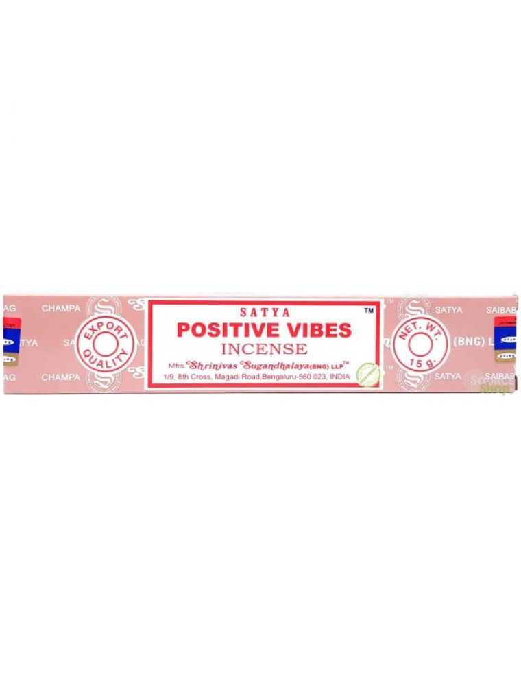 Image principale de la modale pour Positive Vibes - Encens indien 15 g - Satya