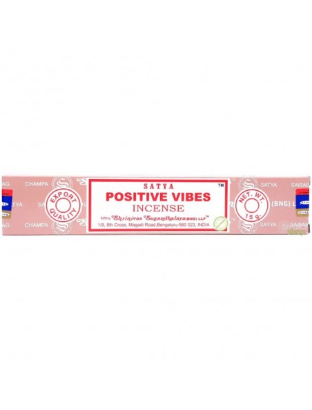 Image principale de Positive Vibes - Encens indien 15 g - Satya