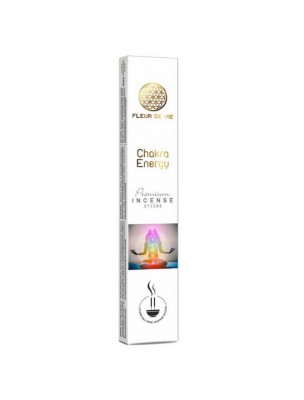 Image de Chakra Energy - Indian Incense 15 g - Flower of Life depuis Fleur de Vie