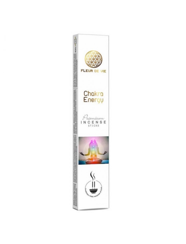 Image principale de la modale pour Chakra Energy - Encens indien 15 g - Fleur de Vie