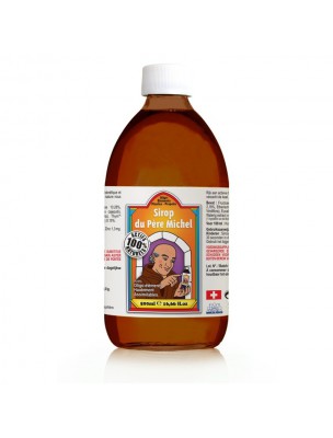 Image de Sirop du Père Michel - Tonus et Vitalité 500 ml - Bioligo via ▷▷ Sirop de Sapin Sans Sucre - Respiration Biover