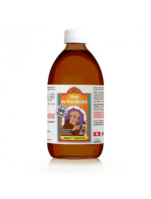 Image de Syrup of Father Michel - Tonus and Vitality 500 ml - Bioligo depuis The plants and the hive in syrup soothe the various evils