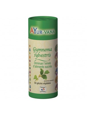 Image de Gymnema sylvestris - Glycémie normale 60 gélules - Ayur-Vana depuis Achetez les produits Ayur-vana à l'herboristerie Louis