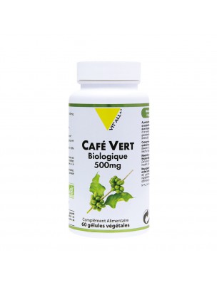 Image de Café Vert Bio 500mg - Minceur 60 gélules végétales - Vit'all+ depuis Commandez les produits Vit'All + à l'herboristerie Louis